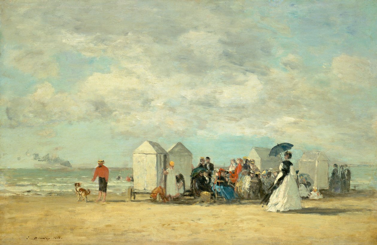 Scena di spiaggia da Eugene Louis Boudin