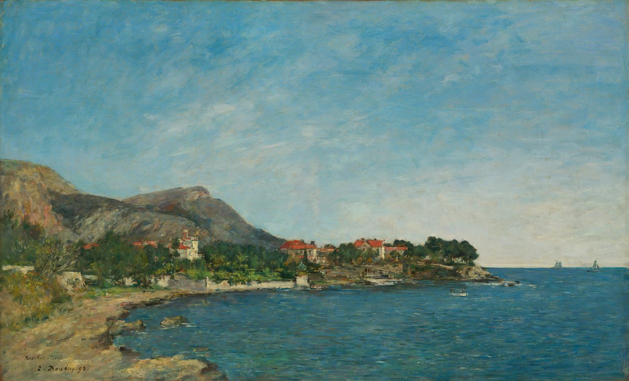 Beaulieu: La Baia dei Fourmis da Eugene Louis Boudin
