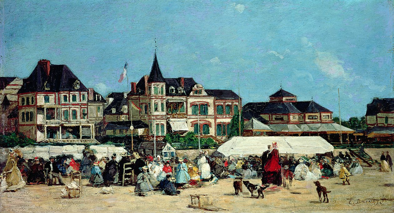 Casino di Trouville da Eugene Louis Boudin