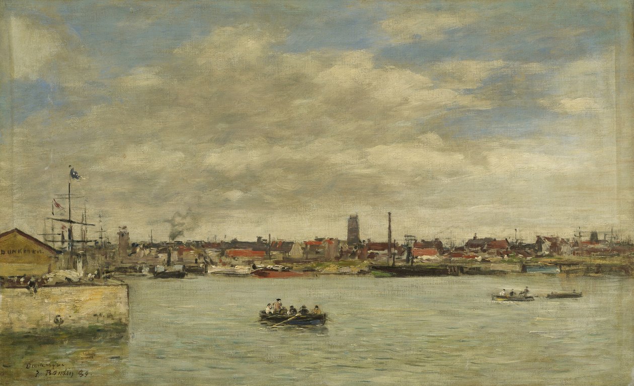 Dunkerque, 1889 da Eugene Louis Boudin