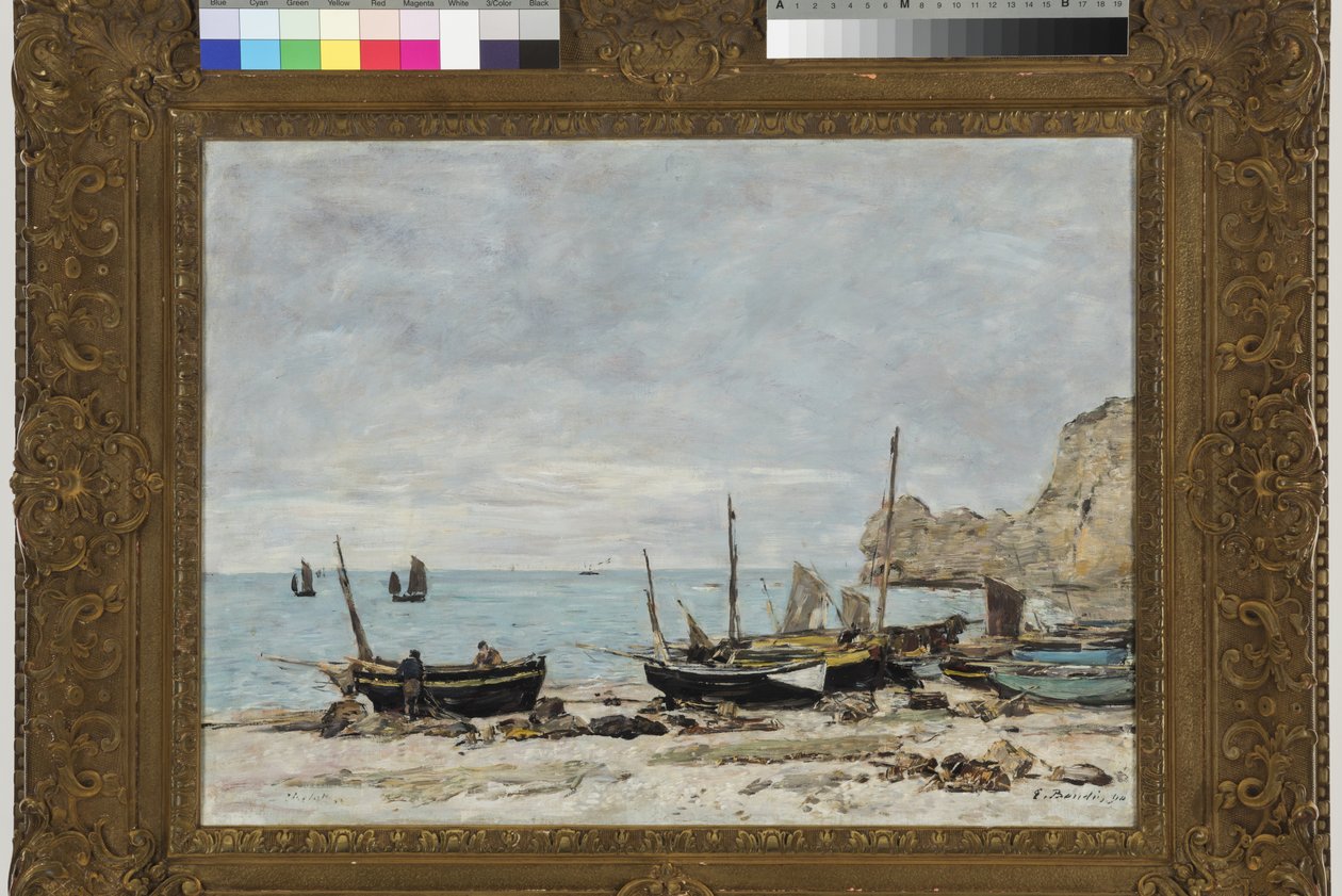 Étretat da Eugene Louis Boudin