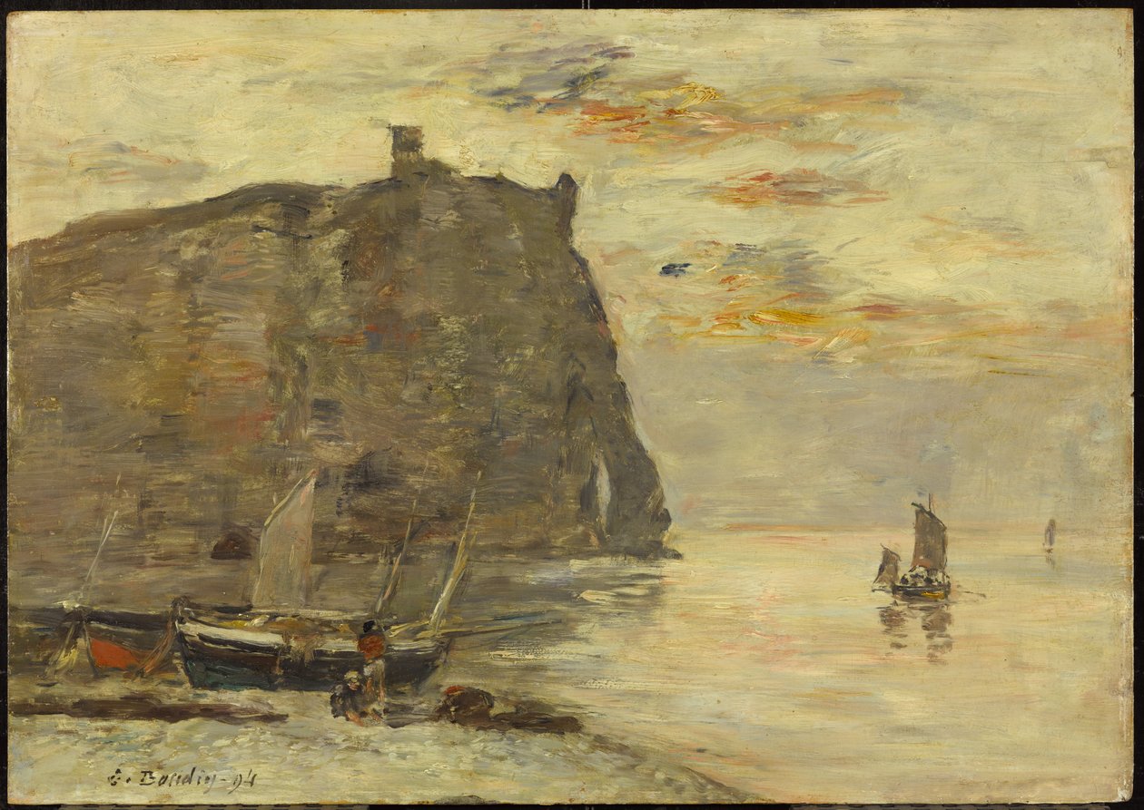Falesie a Étretat, 1894 da Eugene Louis Boudin