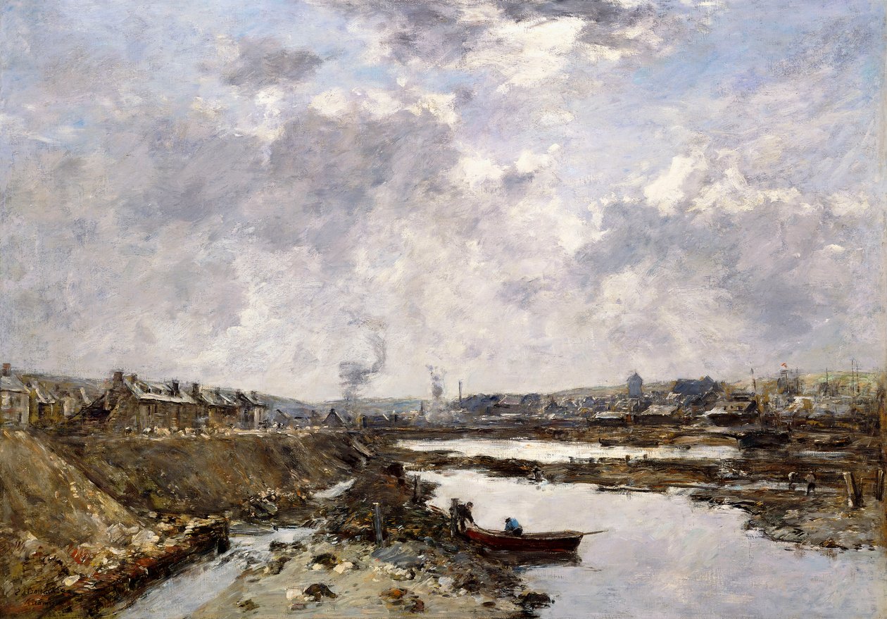 Fecamp, il Porto Posteriore in Costruzione da Eugene Louis Boudin