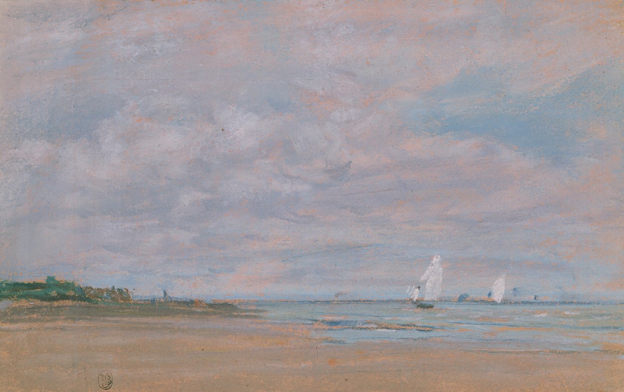 Barche da pesca da Eugene Louis Boudin