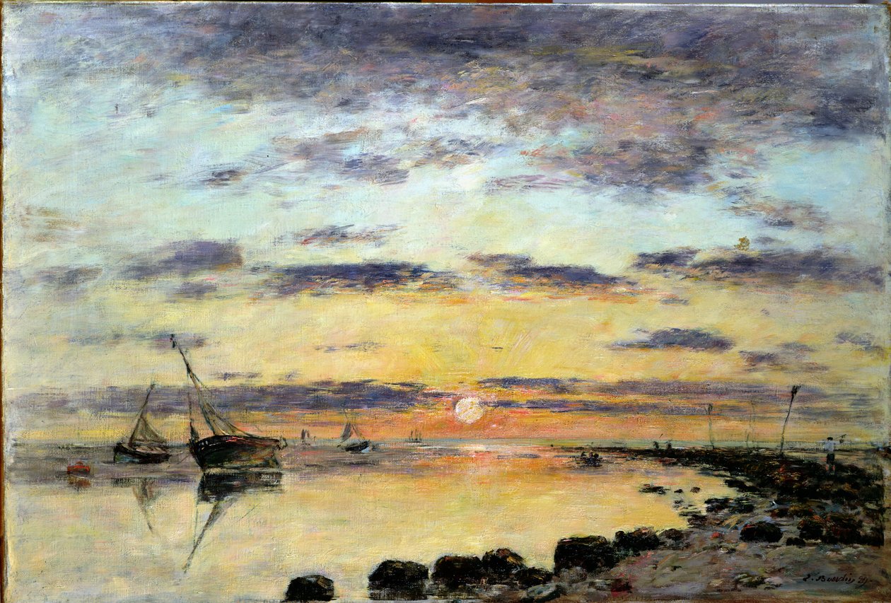Le Havre, 1889 da Eugene Louis Boudin