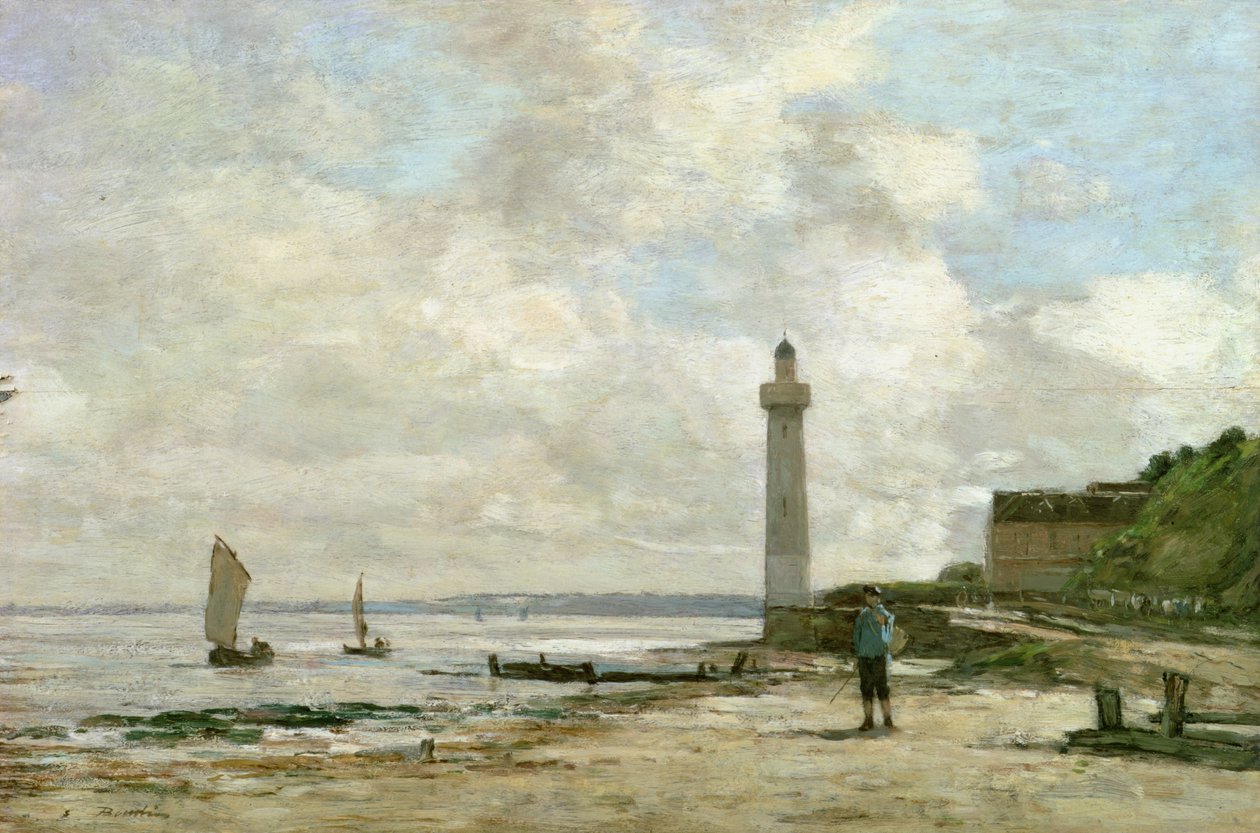 Faro a Honfleur da Eugene Louis Boudin