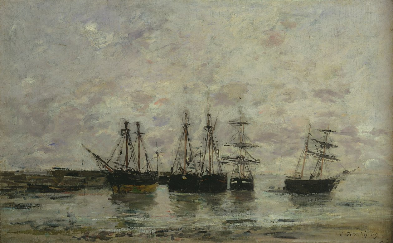 Portrieux, 1869 da Eugene Louis Boudin