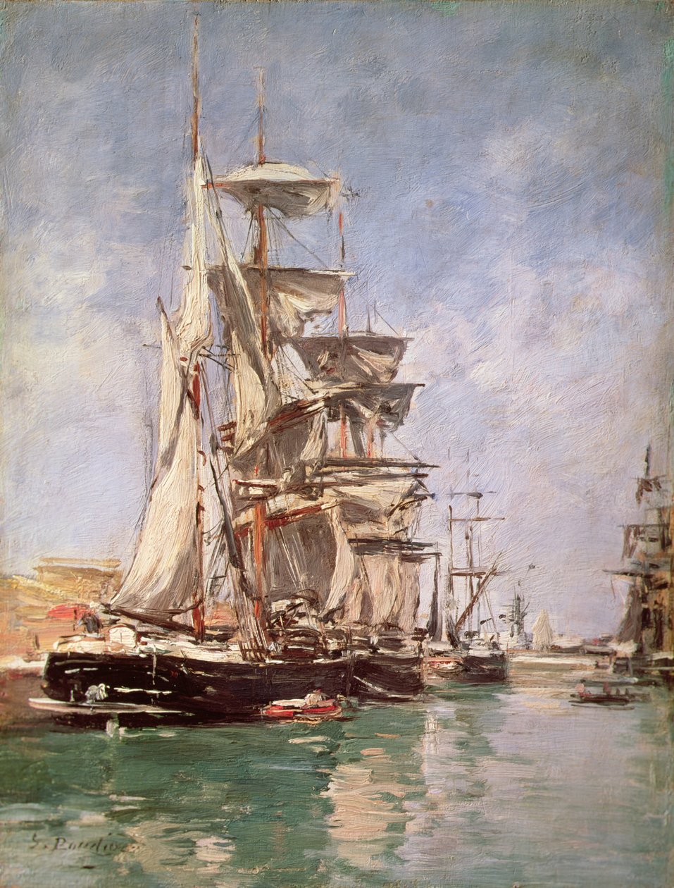 Barche a vela da Eugene Louis Boudin