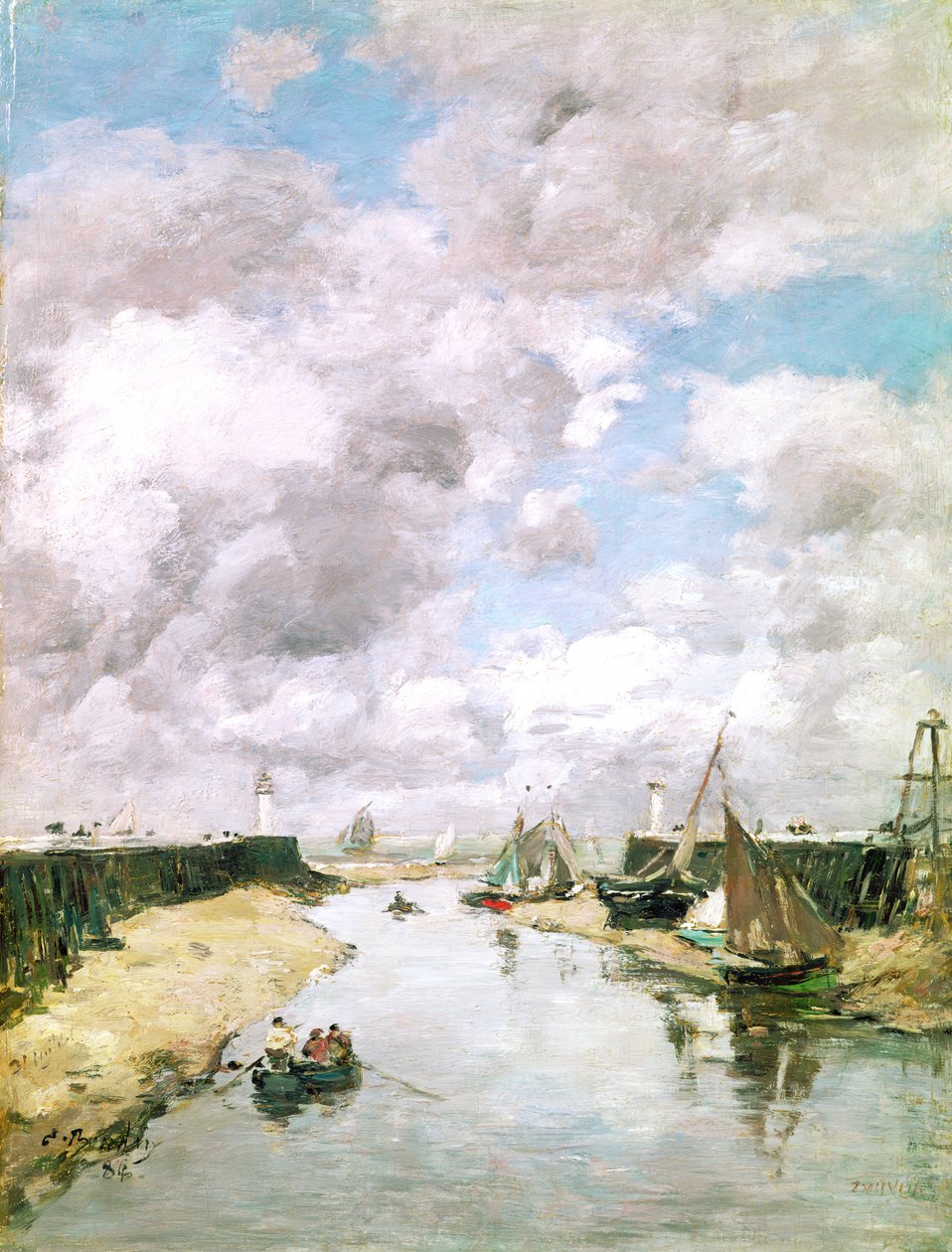 Trouville, 1884 da Eugene Louis Boudin