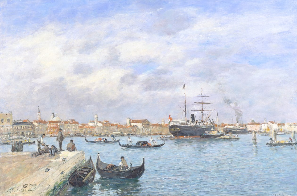 Vista di Venezia, 1895 da Eugene Louis Boudin