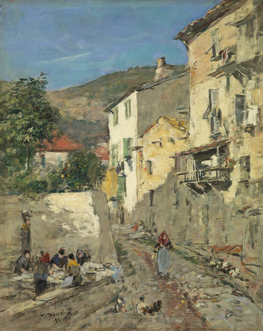 Villefranche da Eugene Louis Boudin