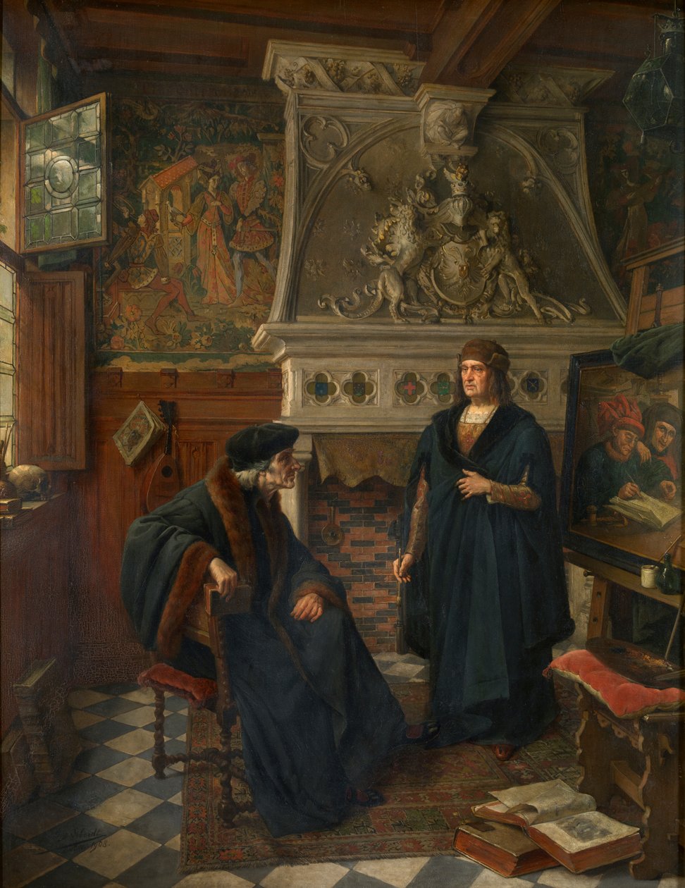 Erasmo e Quentin Matsys da Eugene Siberdt
