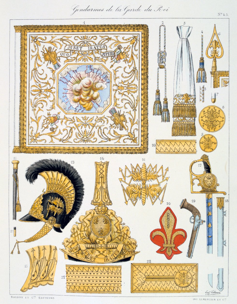 Gendarmi della Guardia del Re, Insegne da Eugene Titeux