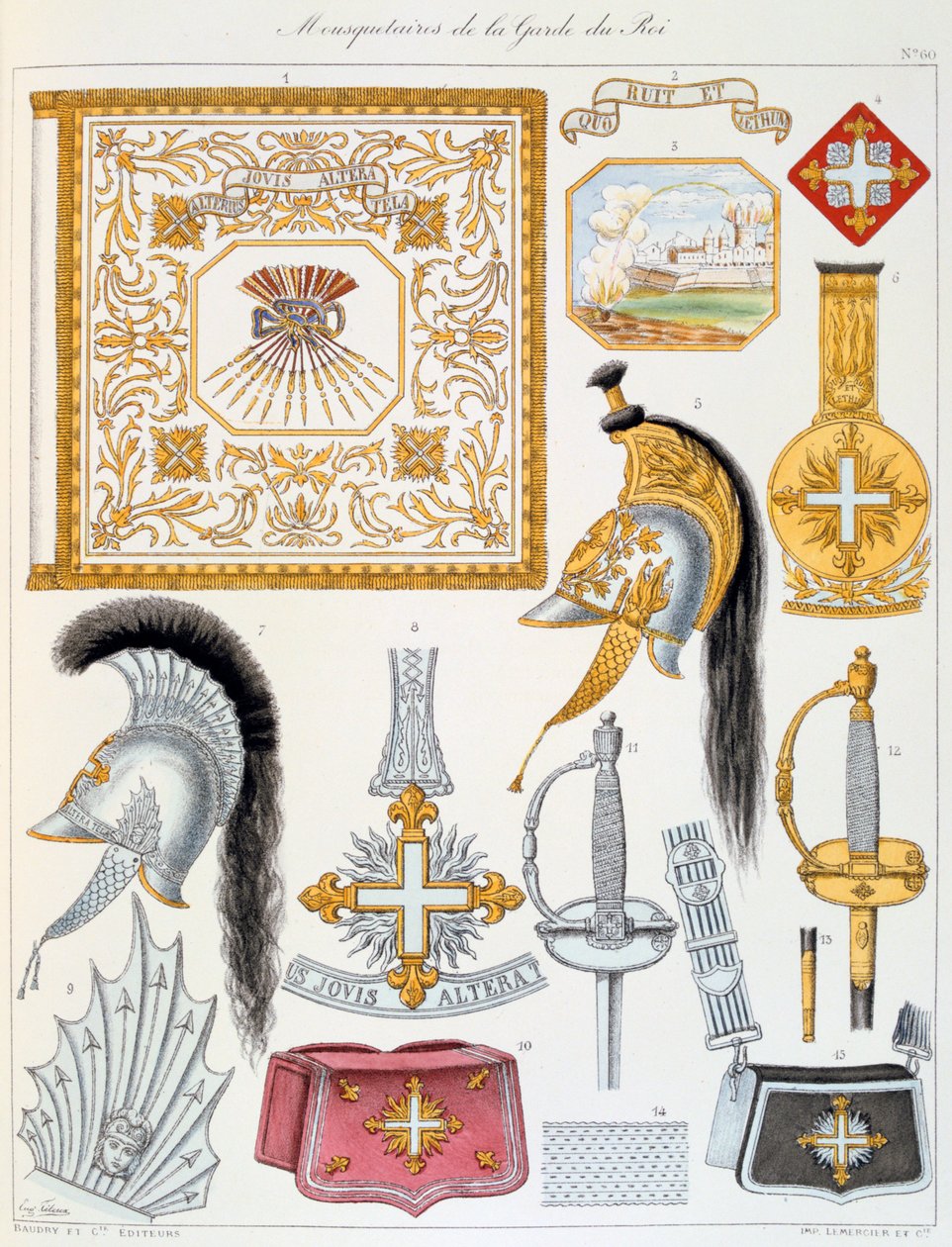 Mousquetaires de la Garde du Roi, insegna da Eugene Titeux
