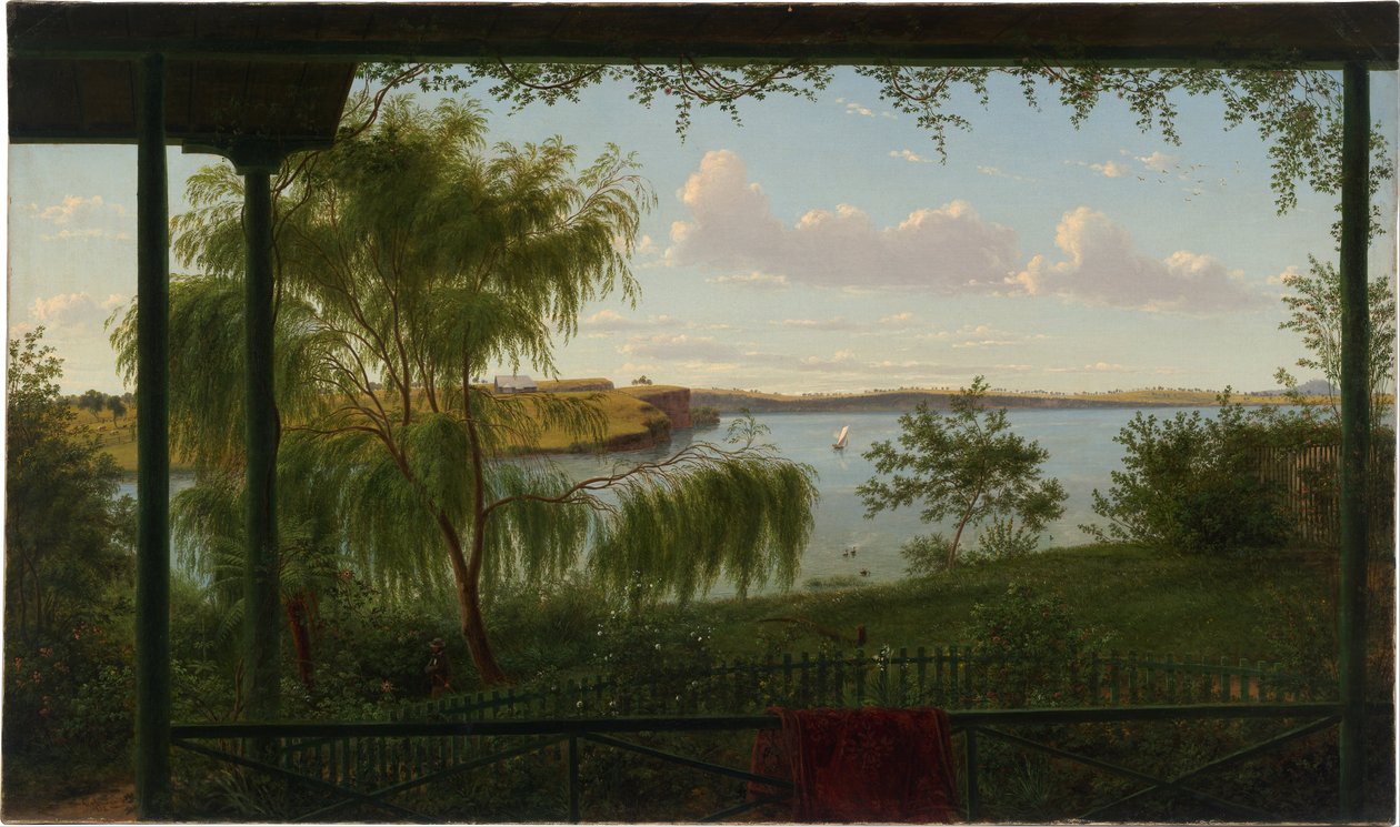 Dalla veranda di Purrumbete da Eugene von Guérard
