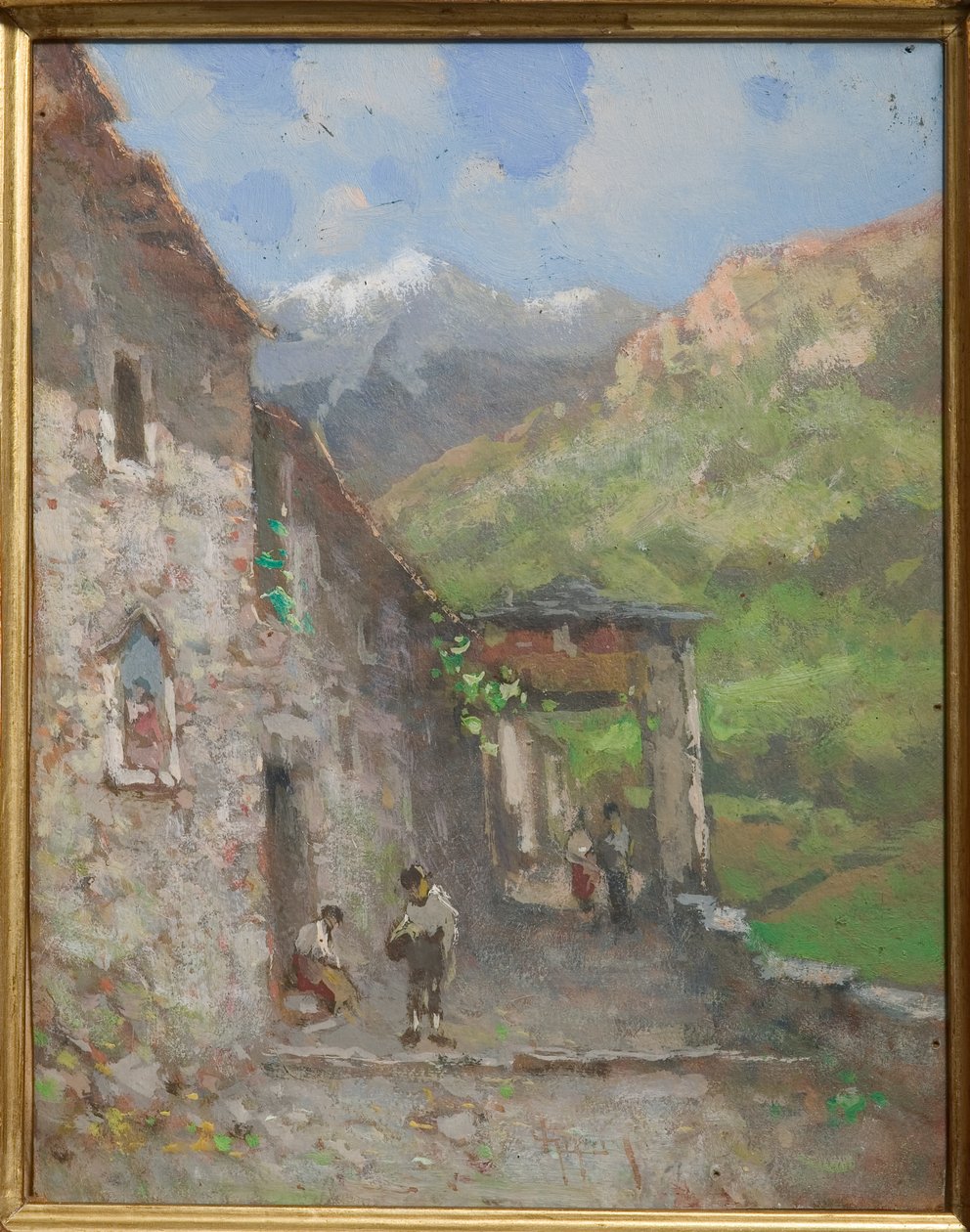 Villaggio alpino da Eugenio Gignous