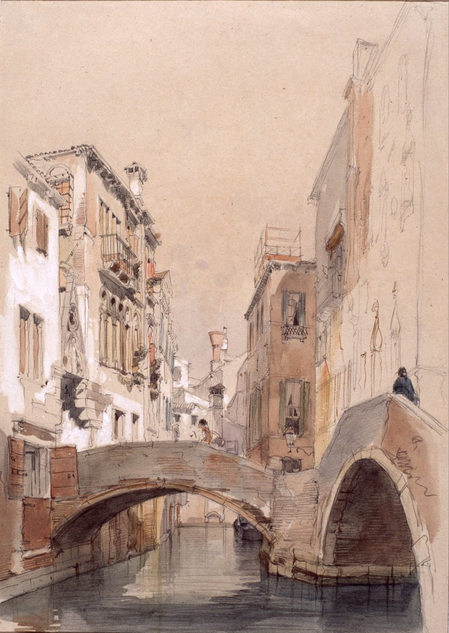 Un canale di Venezia da Eugenio Lucas Velázquez
