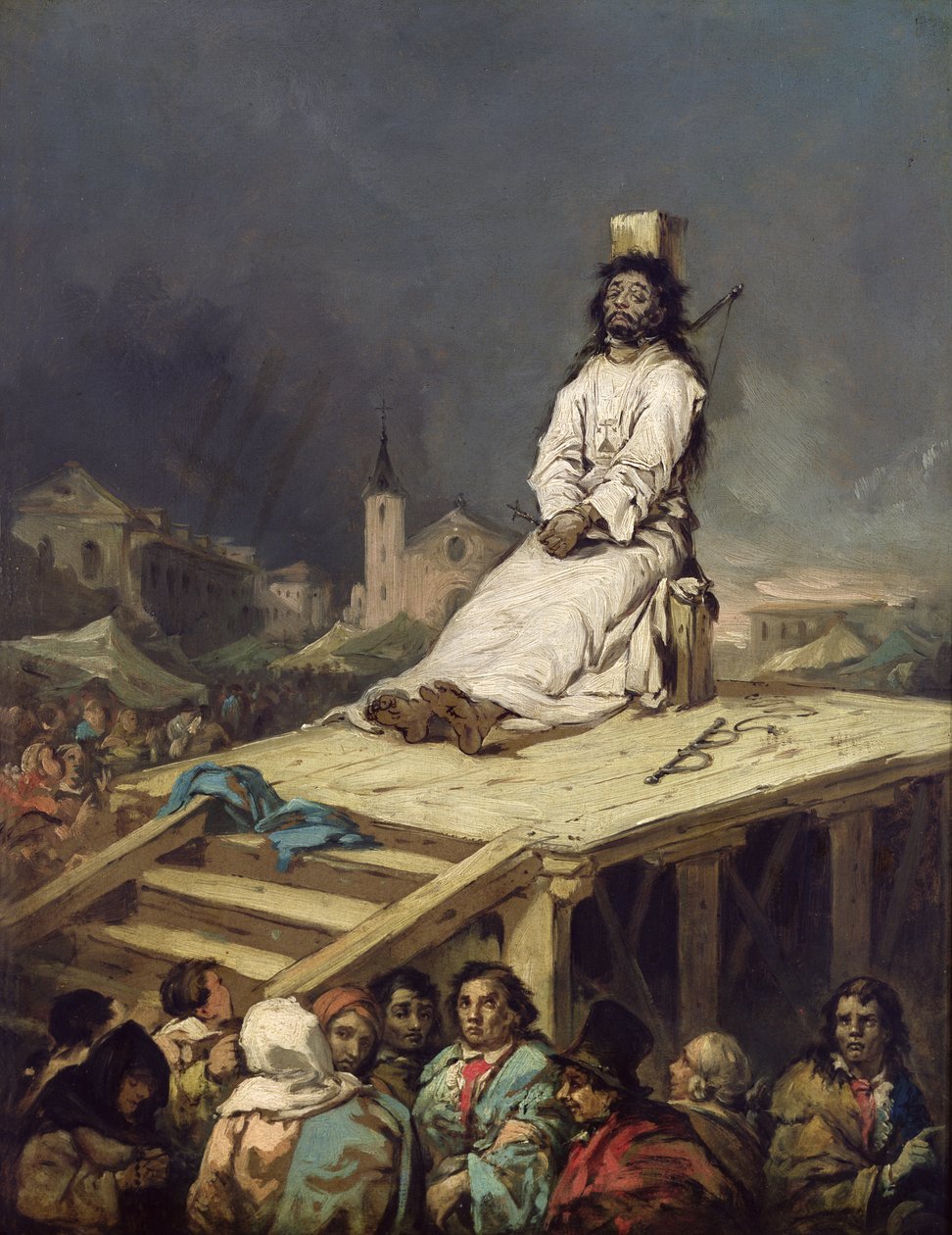 La garrota da Eugenio Lucas y Padilla