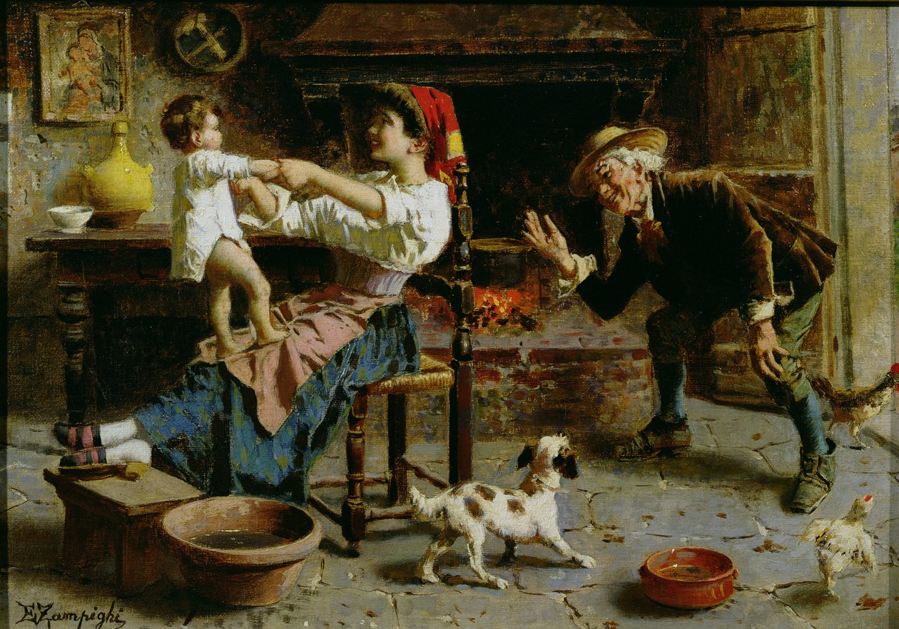 Madre e figlio da Eugenio Zampighi