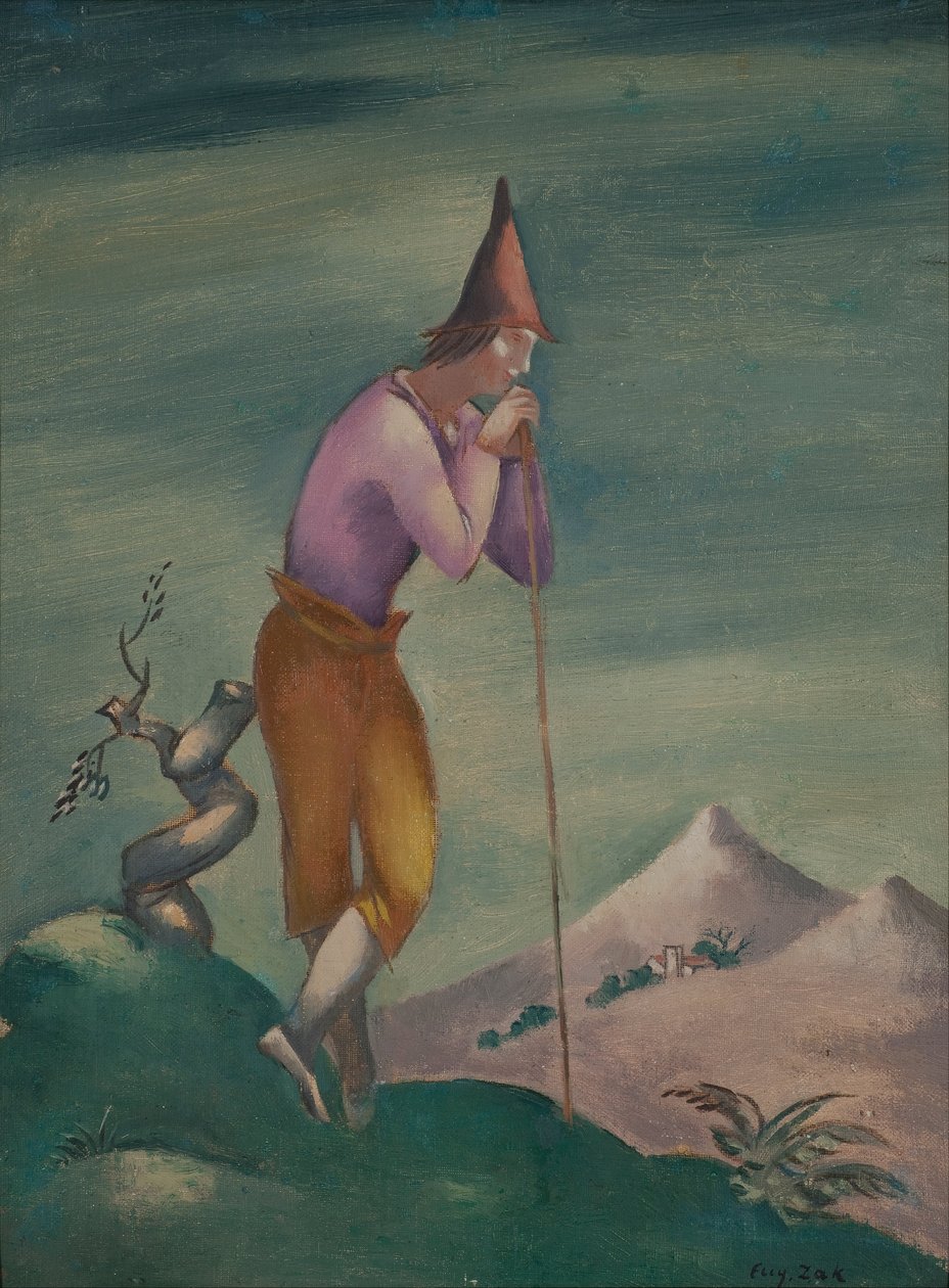 Paesaggio con viandante da Eugeniusz Zak
