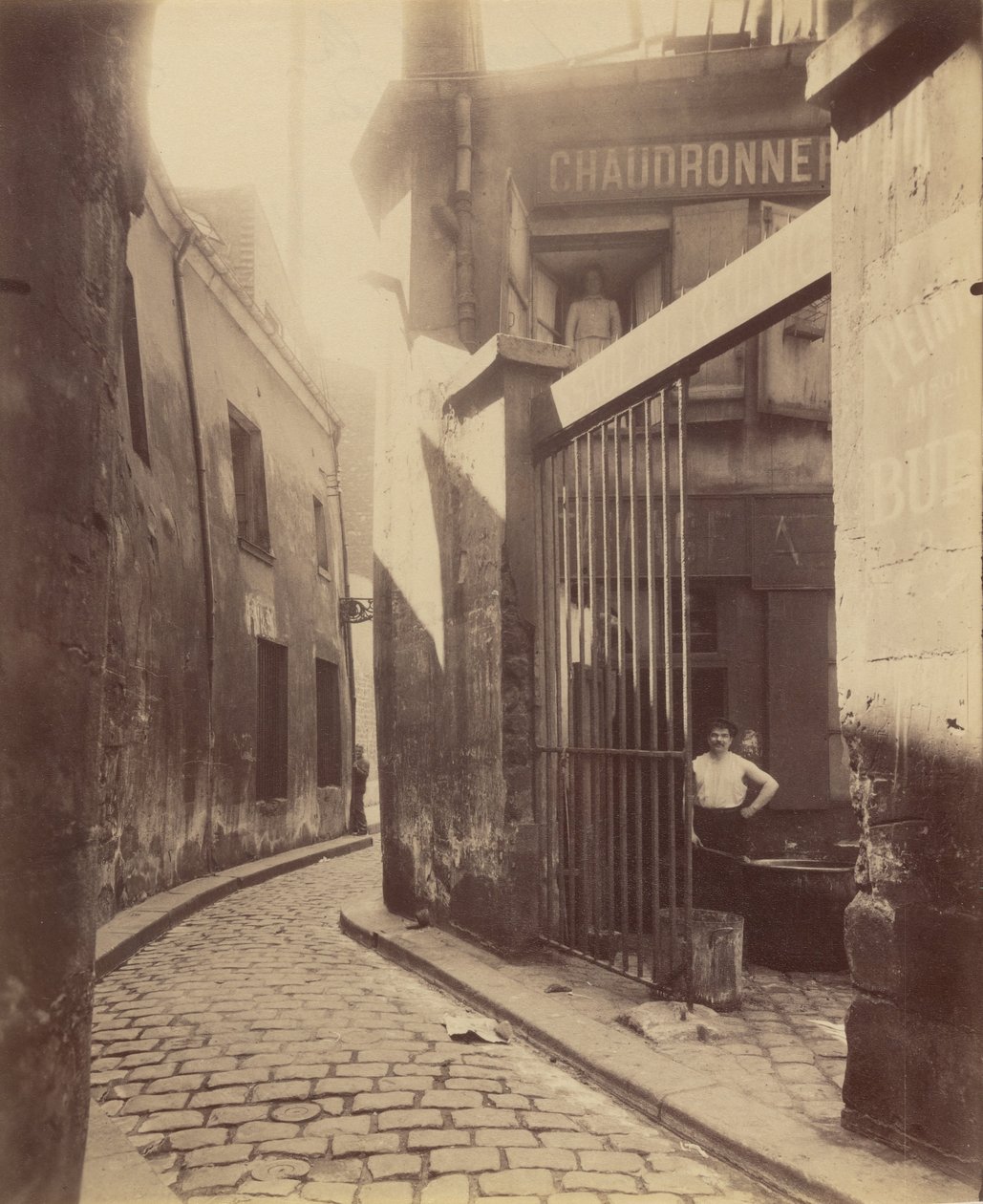 Officina dei fabbri, passage de la Réunion da Eugène Atget