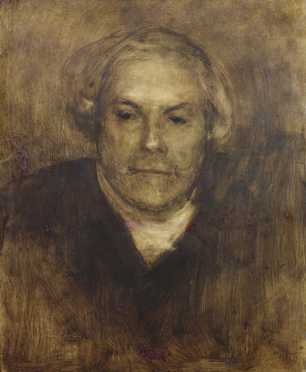 Edmond de Goncourt (1822-96) c.1892 da Eugène Carrière