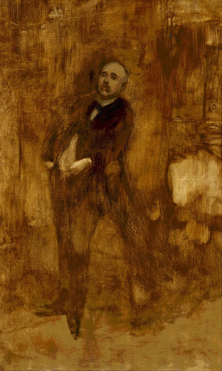 Ritratto di Clemenceau da Eugène Carrière