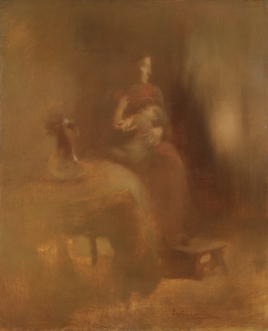 Donna con bambino, fine anni 1890 da Eugène Carrière
