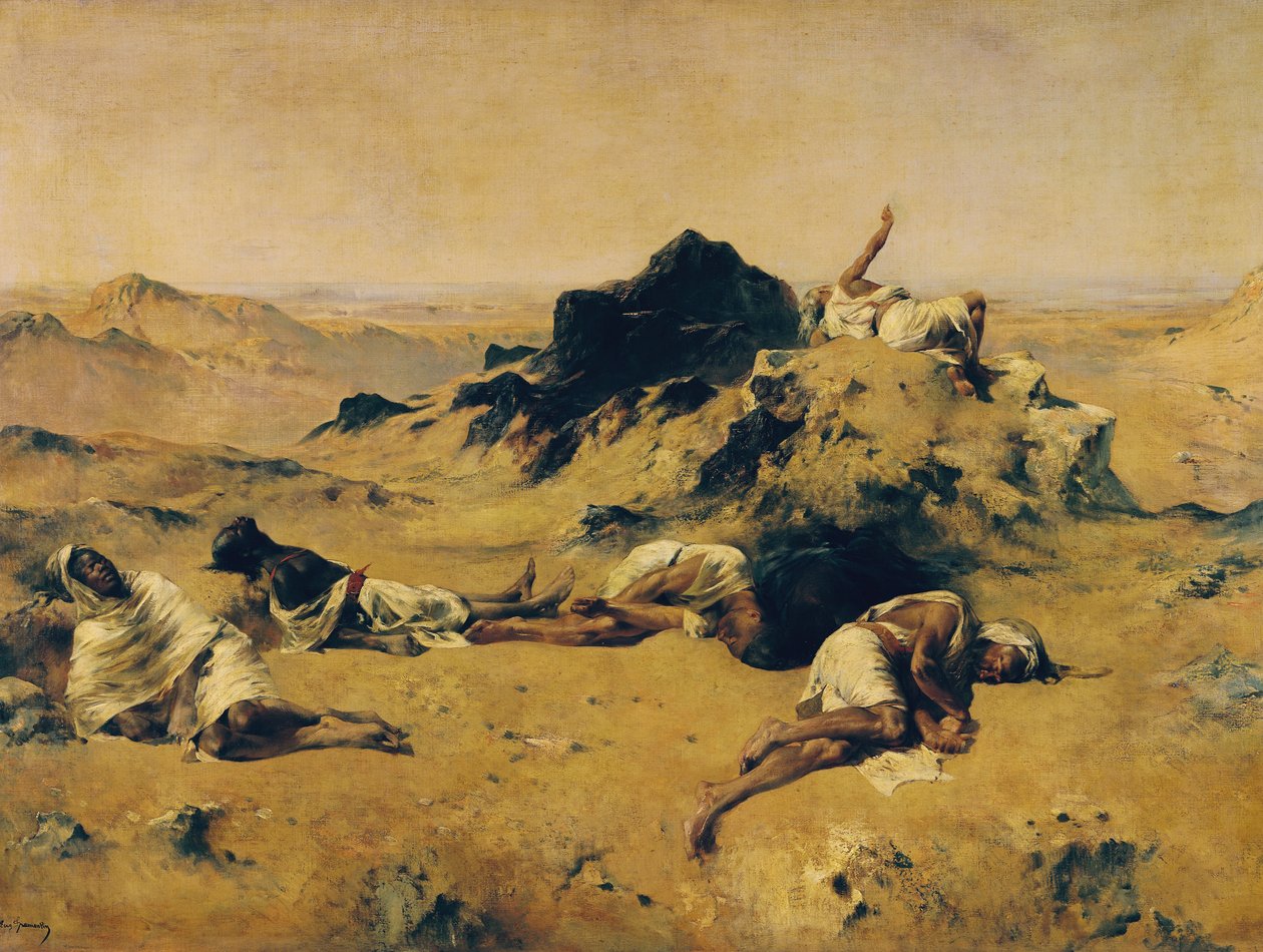 La terra della sete, c.1869 da Eugène Fromentin