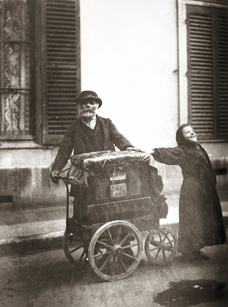 Organista, c.1898-99 da Eugène Atget
