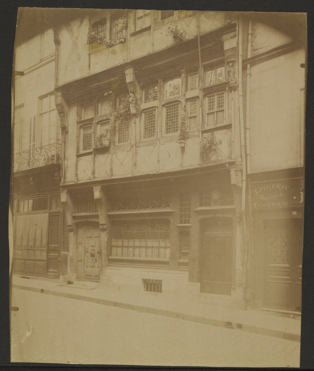 Rouen, Maison Rue Saint-Romain, 74 da Eugène Atget