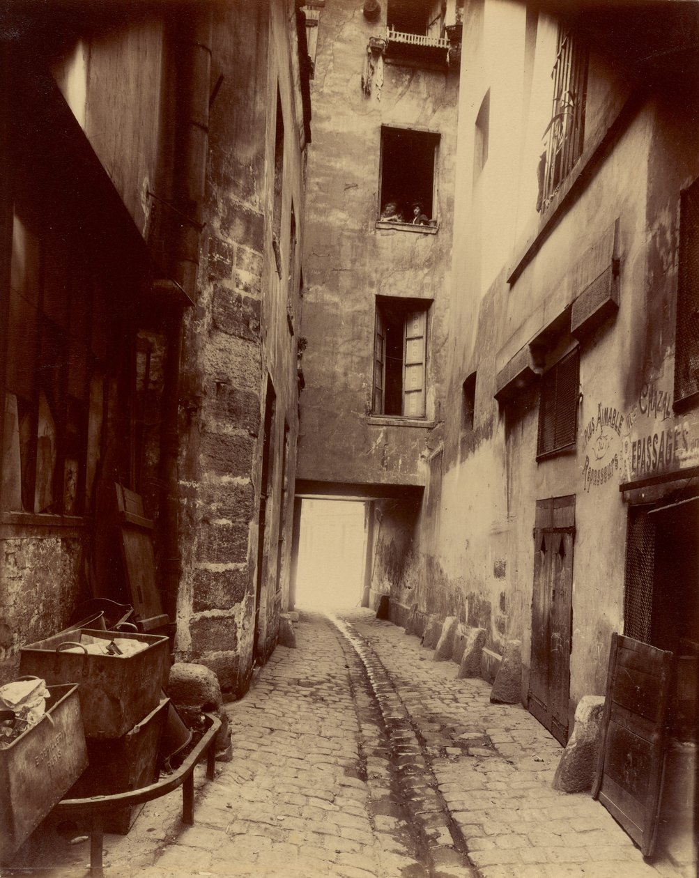 Vieille Cour, 22 rue Quincampoix da Eugène Atget