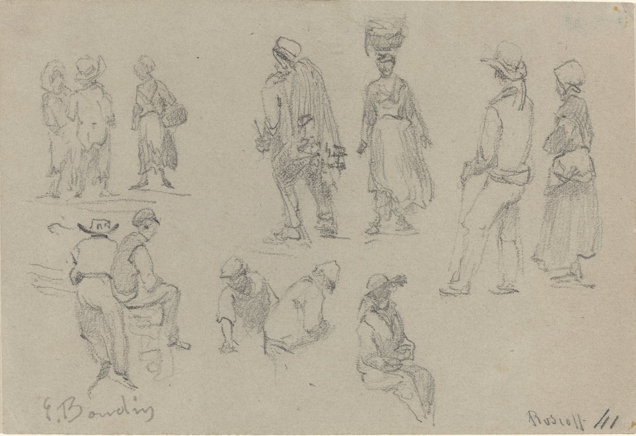 Figure Provinciali da Eugène Boudin