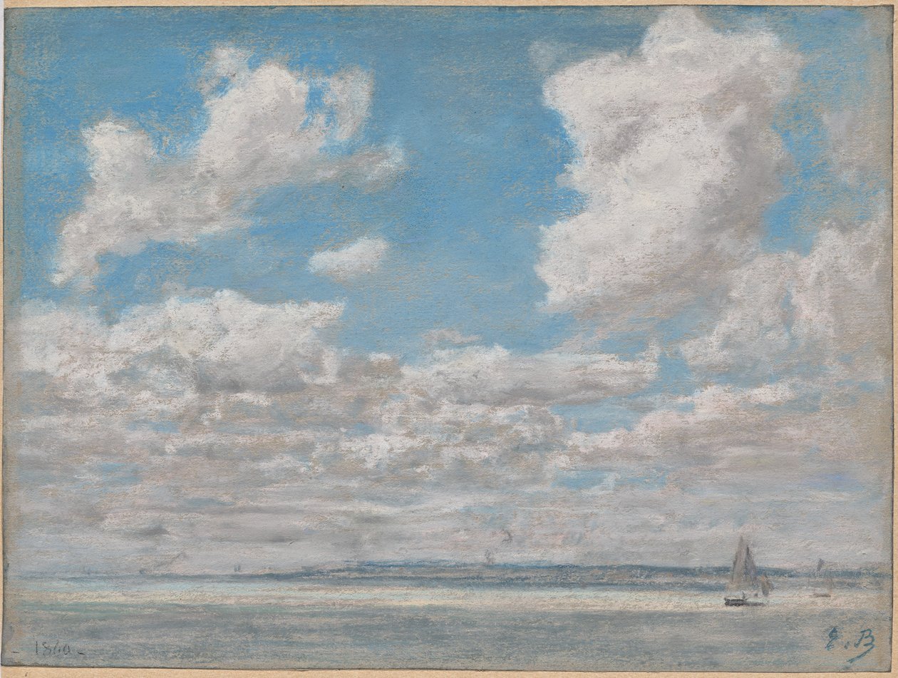 Marina con cielo aperto da Eugène Boudin