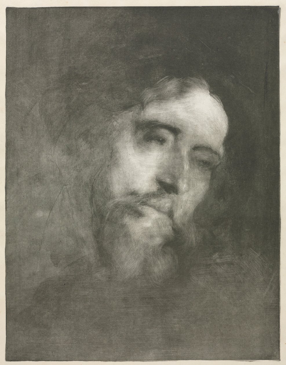 Alphonse Daudet, 1893 da Eugène Carrière
