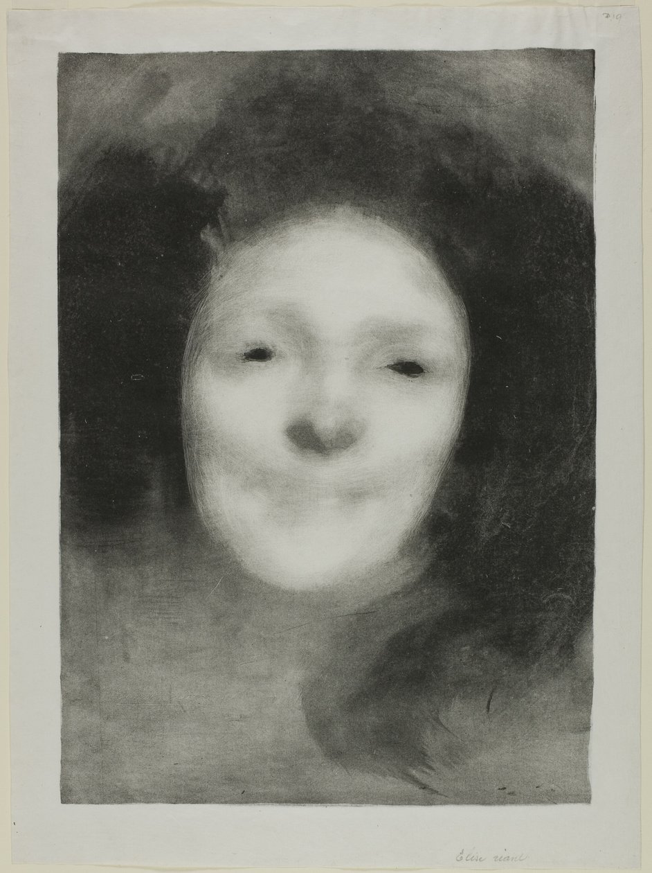 Elise sorridente da Eugène Carrière