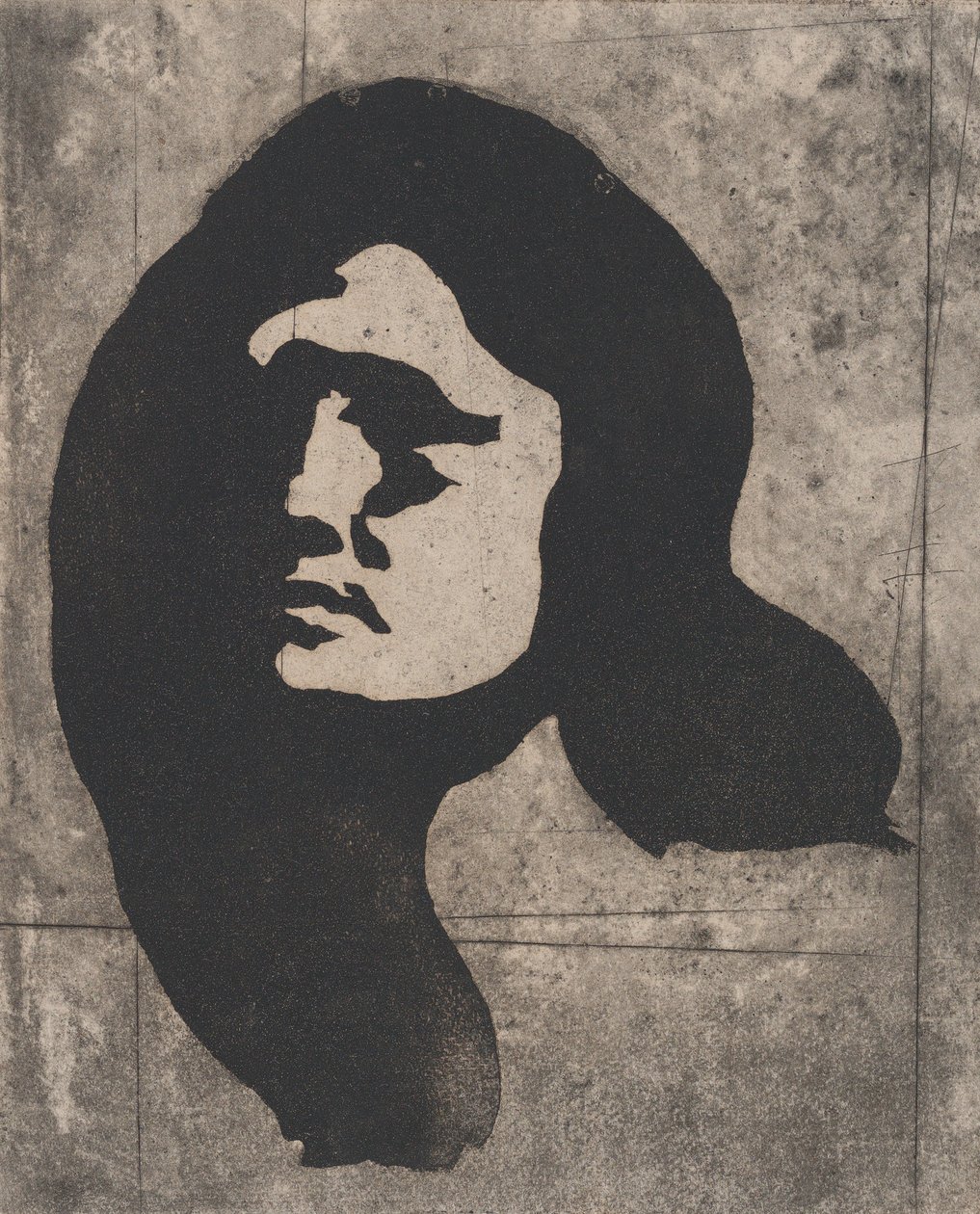Testa di una donna da Eugène Carrière