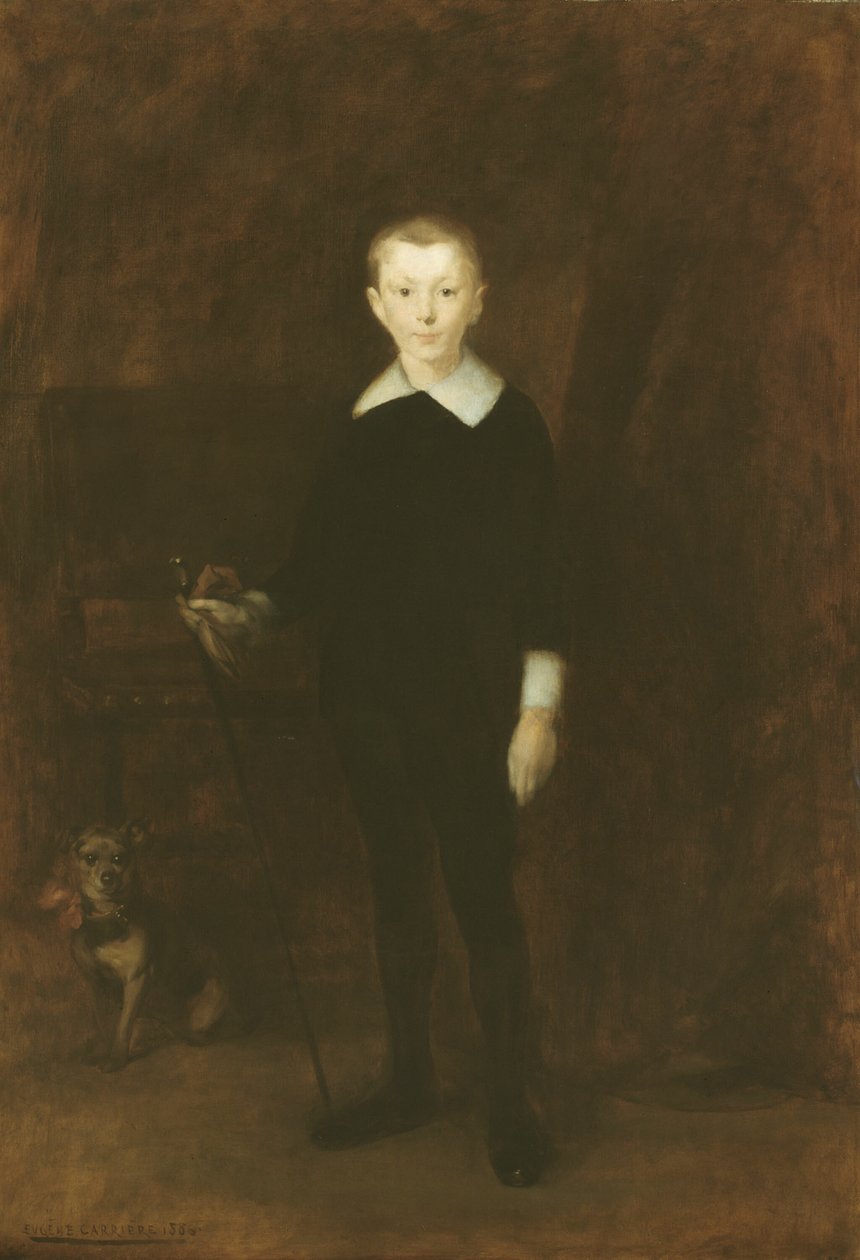 Ritratto di un ragazzo da Eugène Carrière