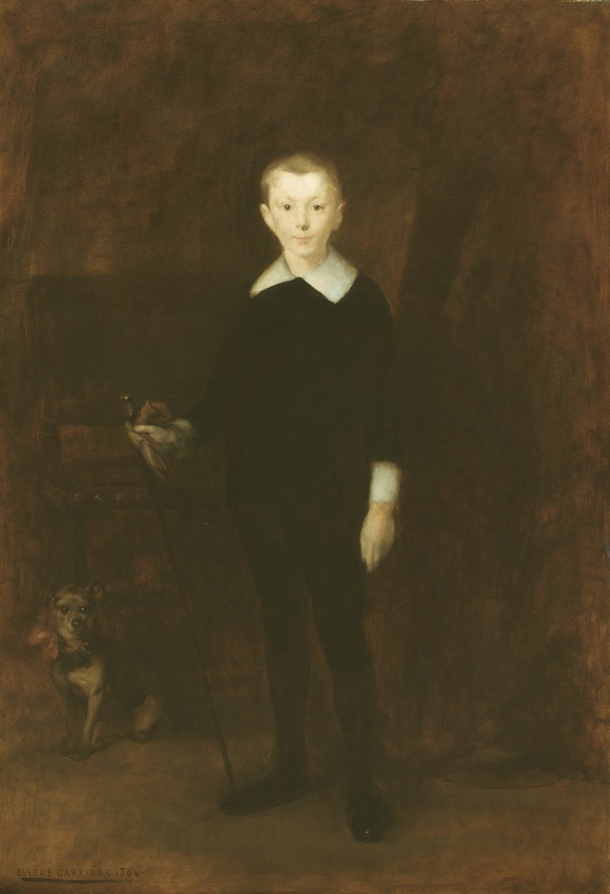 Ritratto di un ragazzo da Eugène Carrière