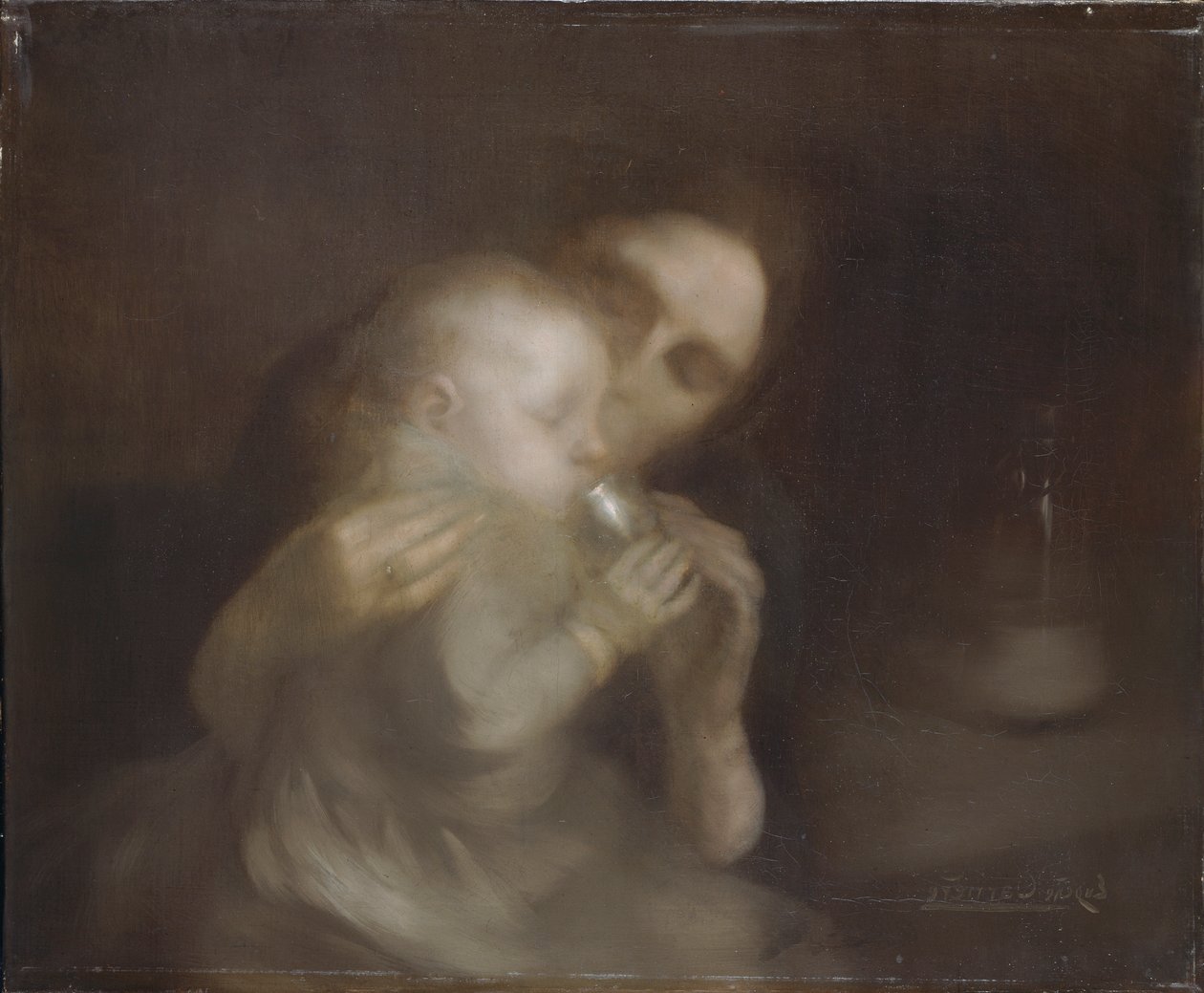 La tazza di latta da Eugène Carrière
