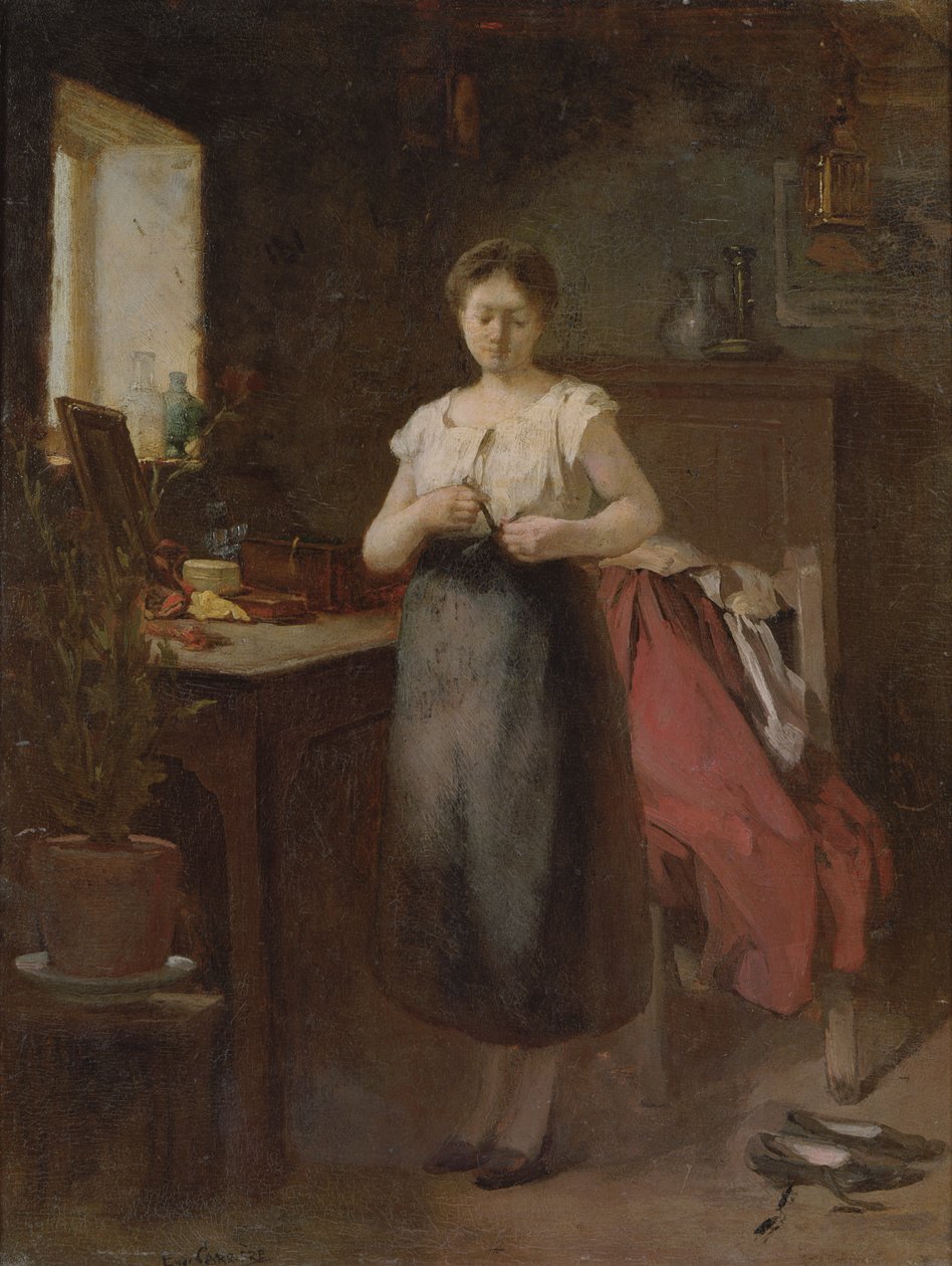 Donna in un interno da Eugène Carrière
