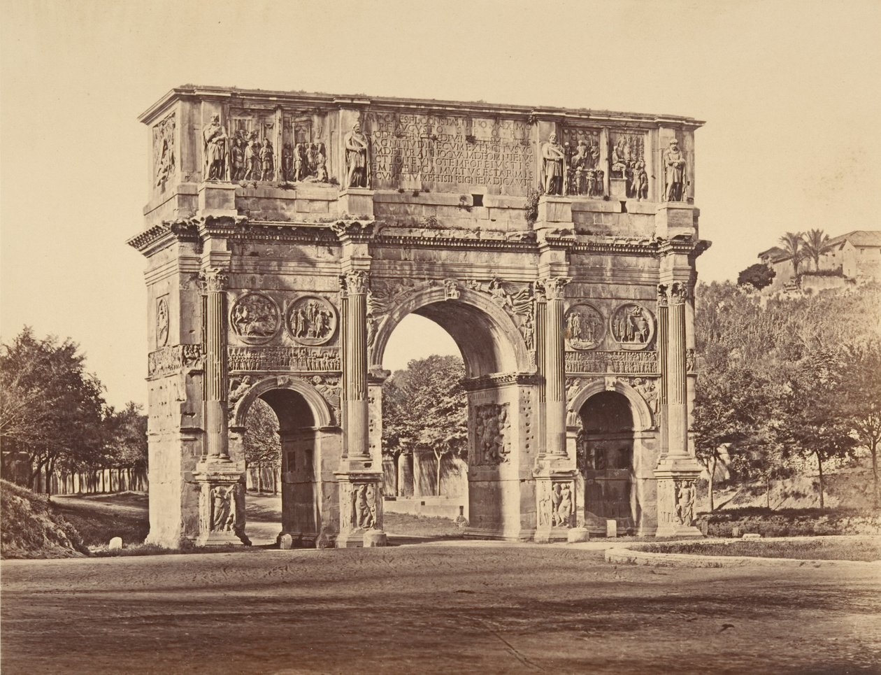 Arco di Costantino, 1848-52 da Eugène Constant