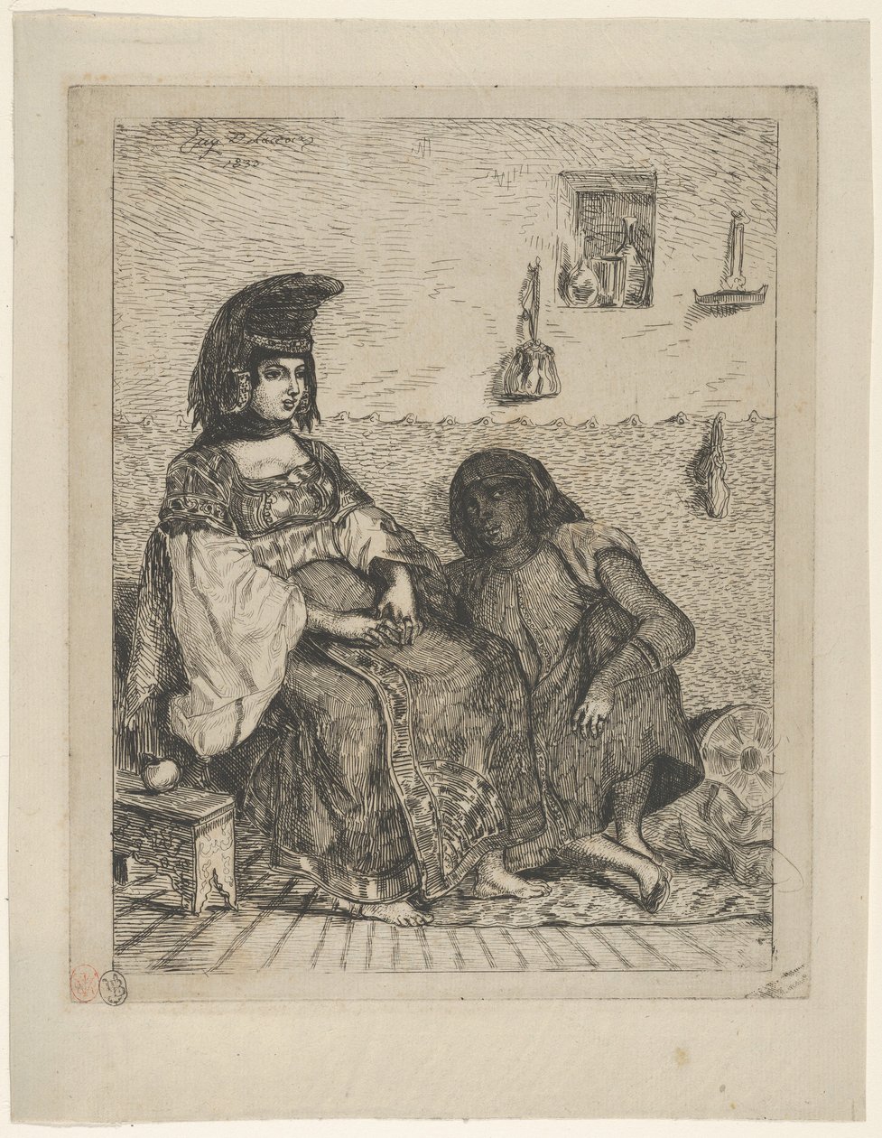 Una Sposa Ebrea a Tangeri, 1833 da Eugène Delacroix