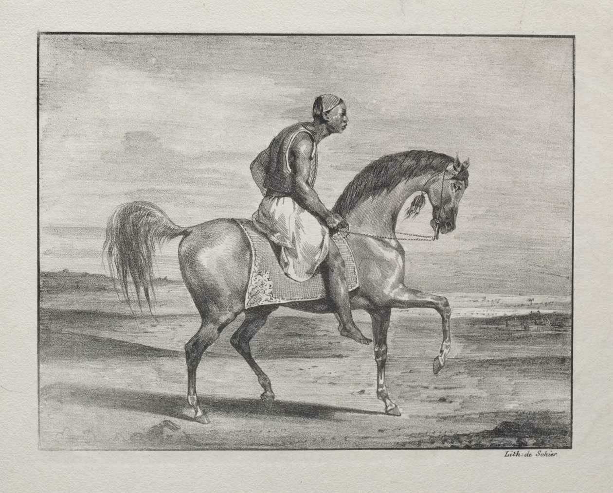 Africano a Cavallo da Eugène Delacroix