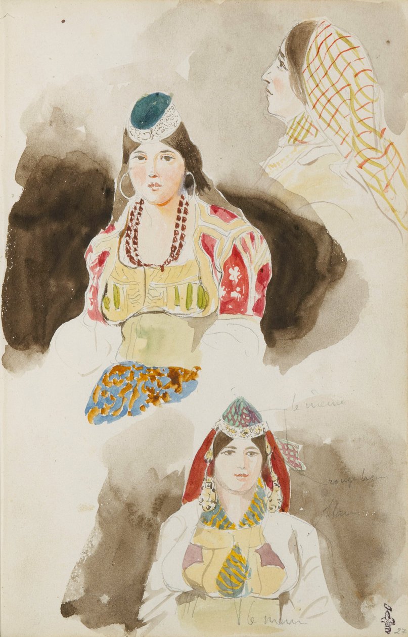 Album di viaggio in Marocco da Ferdinand Victor Eugene Delacroix