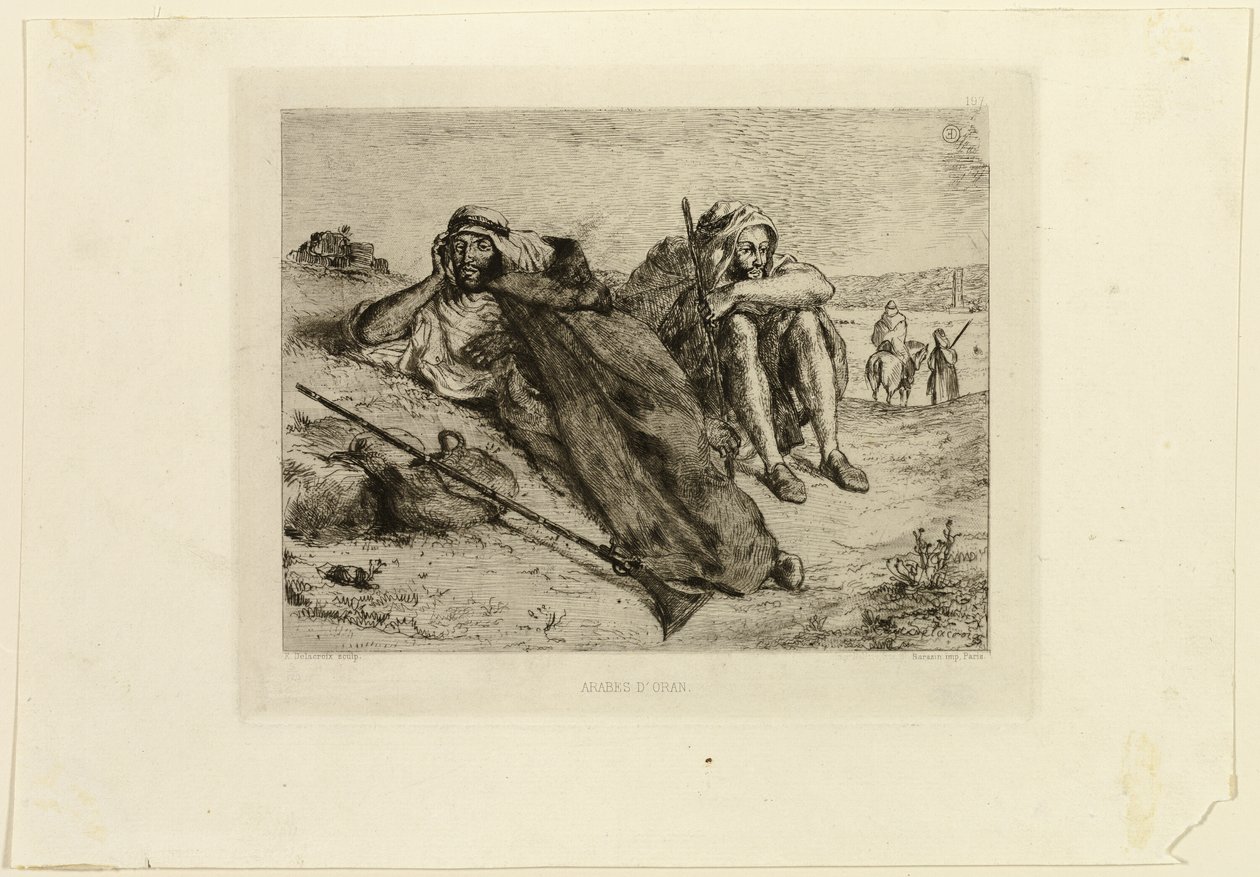 Arabi di Orano da Eugène Delacroix