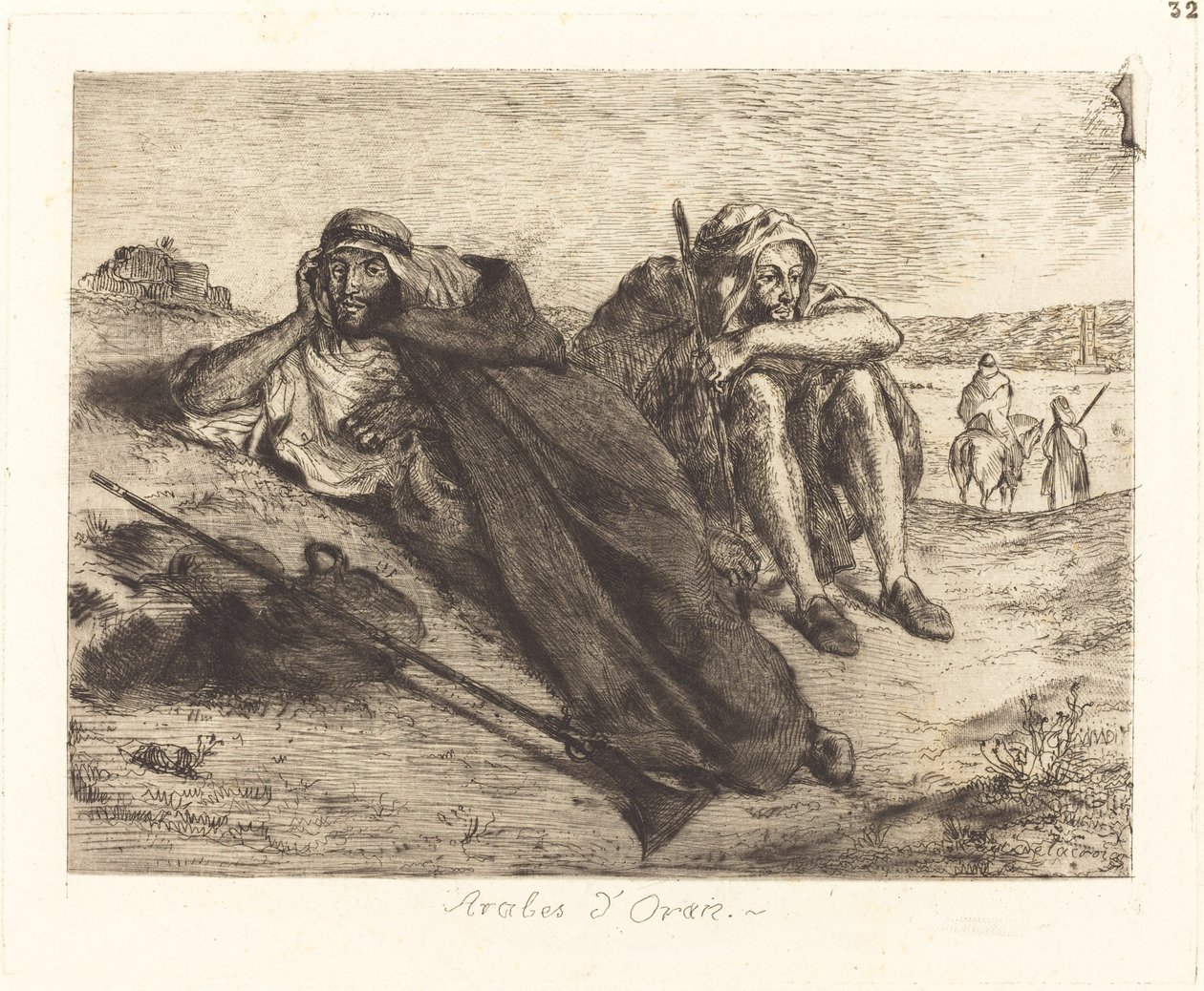 Arabi di Orano da Eugène Delacroix