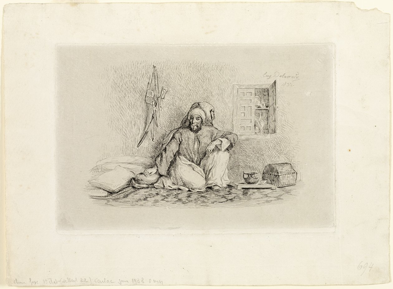 Capo Mohammed-Ben-Abou da Eugène Delacroix