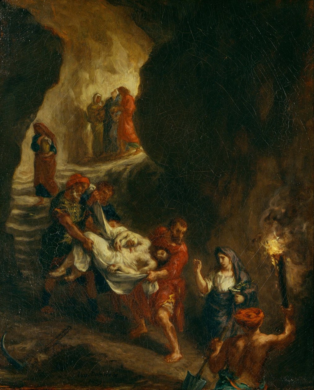 Cristo deposto nel sepolcro da Ferdinand Victor Eugene Delacroix