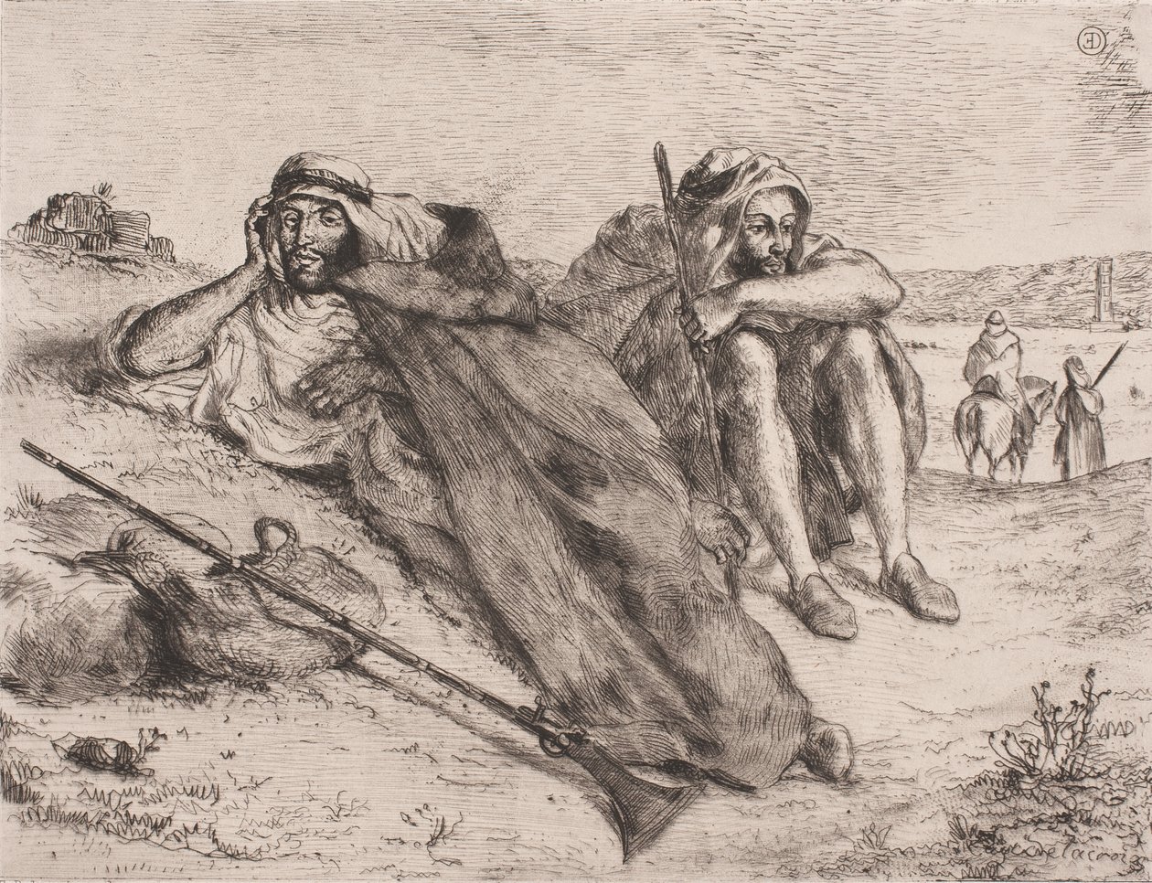 Danese: arabi di Orano da Eugène Delacroix